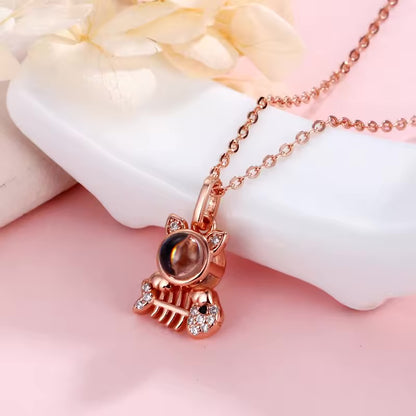 Collar con Foto Personalizada de Gatito