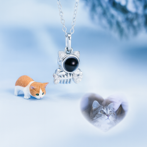 Collar con Foto Personalizada de Gatito